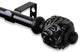 Tilly Curtain Rod, Black, 18-28"