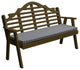 Pine Marlboro Garden Bench, Coffee, 4 Foot