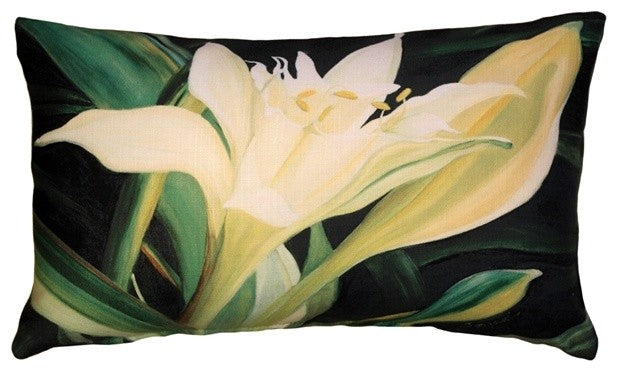 Pillow Decor - Pamianthe Lily 12 x 20 Throw Pillow