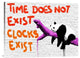 "Time does not exist" Stretched Canvas Giclee by Masterfunk Collective, 32x24"