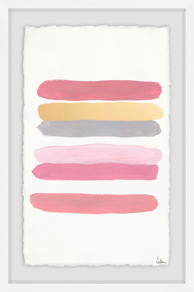 "Stains of Color" Framed Painting Print, 30"x45"