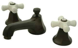 Metropolitan Two Handle 8" to 16" Widespread Lavatory Faucet with Brass Pop-up