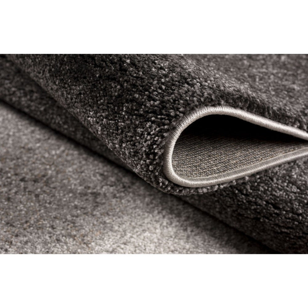 Rug Branch Contemporary Modern Grey Brown Indoor Area Rug - 5'x7'