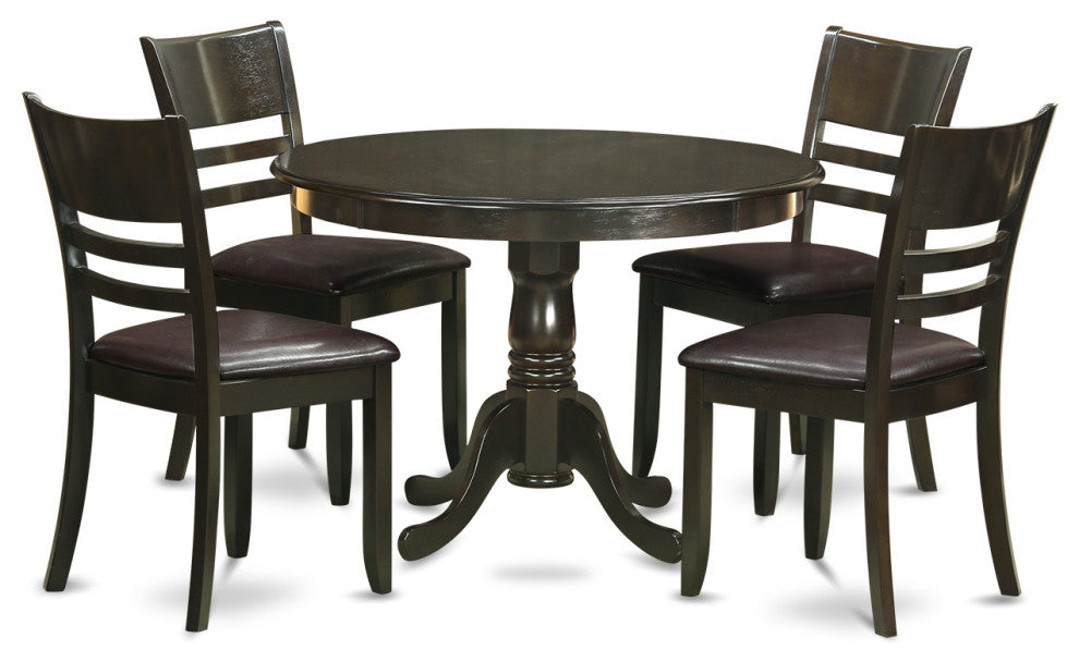5 Pc Small Kitchen Table And Chairs Set -Dining Table And 4 Dinette Chairs