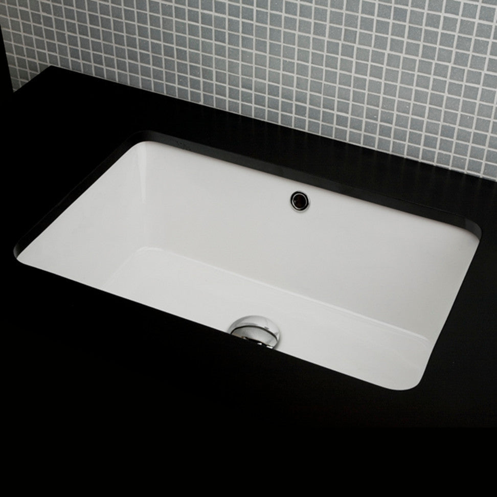 Lacava Aquagrande Collection Under-counter Porcelain Lavatory, White