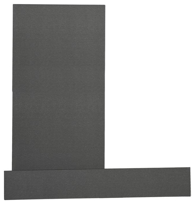 30" Convertible Wall Mount Rectangular Style Range Hood, Black Stainless Steel