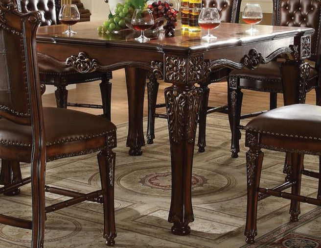 Acme Vendome Square Counter Height Table, Cherry