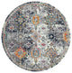 Montana Myro Area Rug, Blue, 7'6" x 7'6"R, Geometric