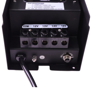 300W Multi Tap, 12-15V Metal Black Case Low Voltage Transformer