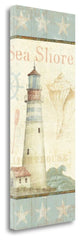 "Coastal Shells I" By Daphne Brissonnet, Giclee Print on Gallery Wrap Canvas
