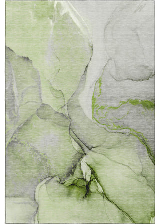 Premium Machine Washable Mayfield AMF506 Green 3' x 5' Rug