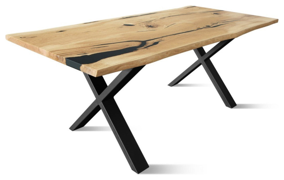 RUBAN-BL Solid Wood Dining Table