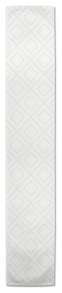 Dotted Diamonds 16x90 Cotton Twill Runner