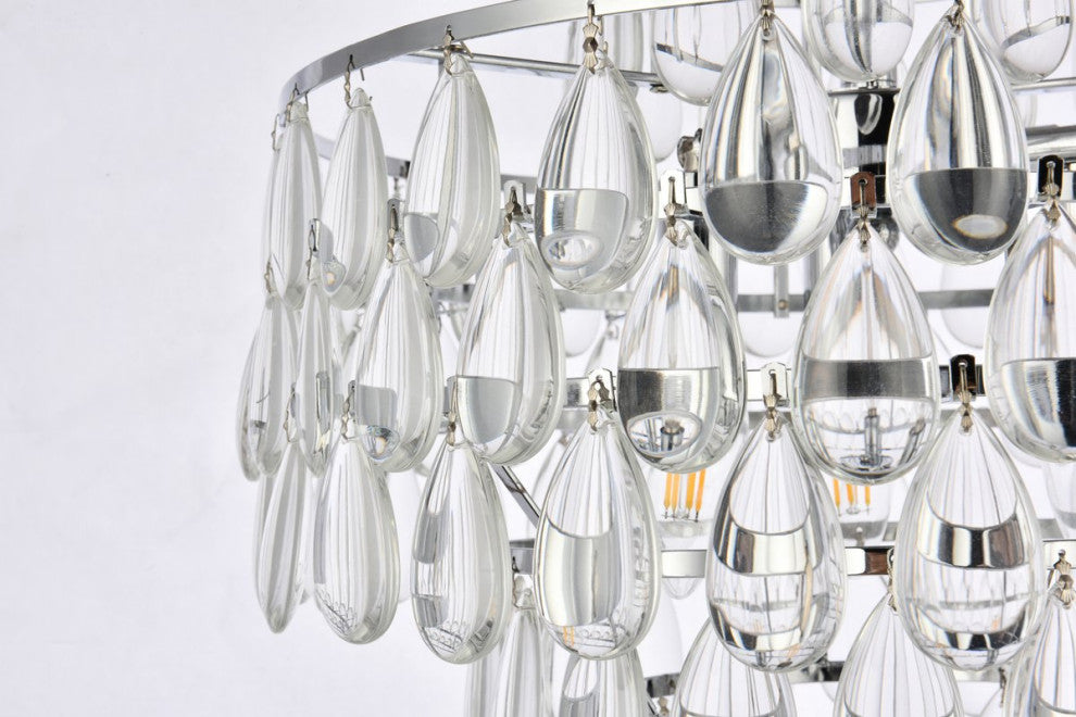 Murphy 16" Pendant, Chrome
