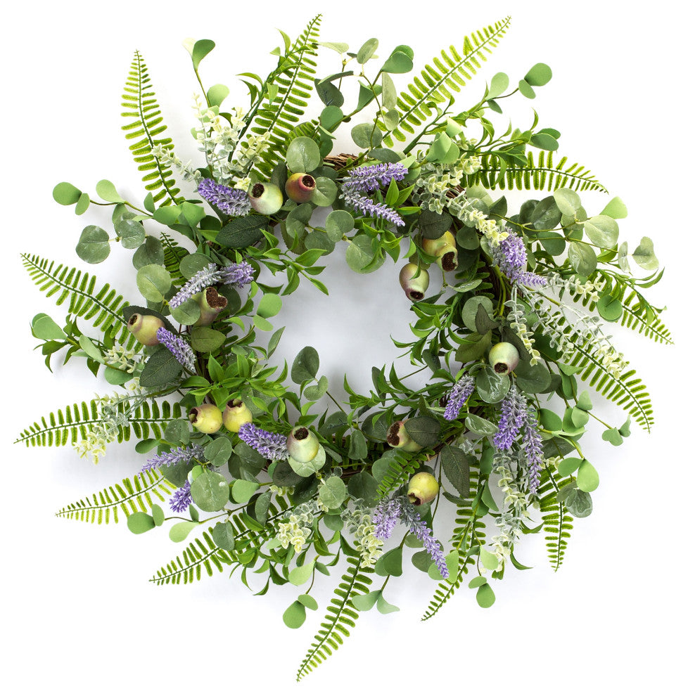 Foliage and Pod Wreath