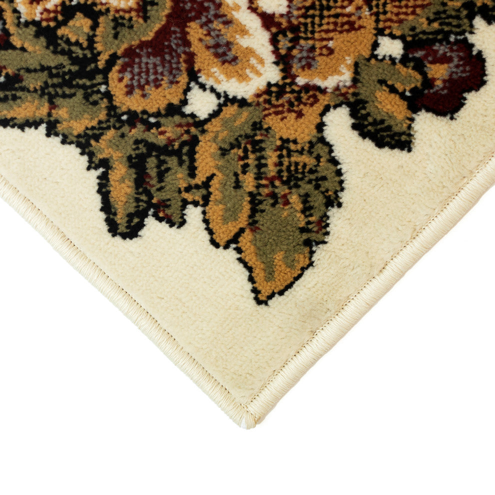 Aurora Aubusson Indoor Rug Ivory 5'3"x7'6"