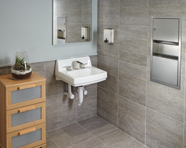 Delta Ara Two Handle Widespread Channel Bathroom Faucet, Stainless, 3568LF-SSMPU