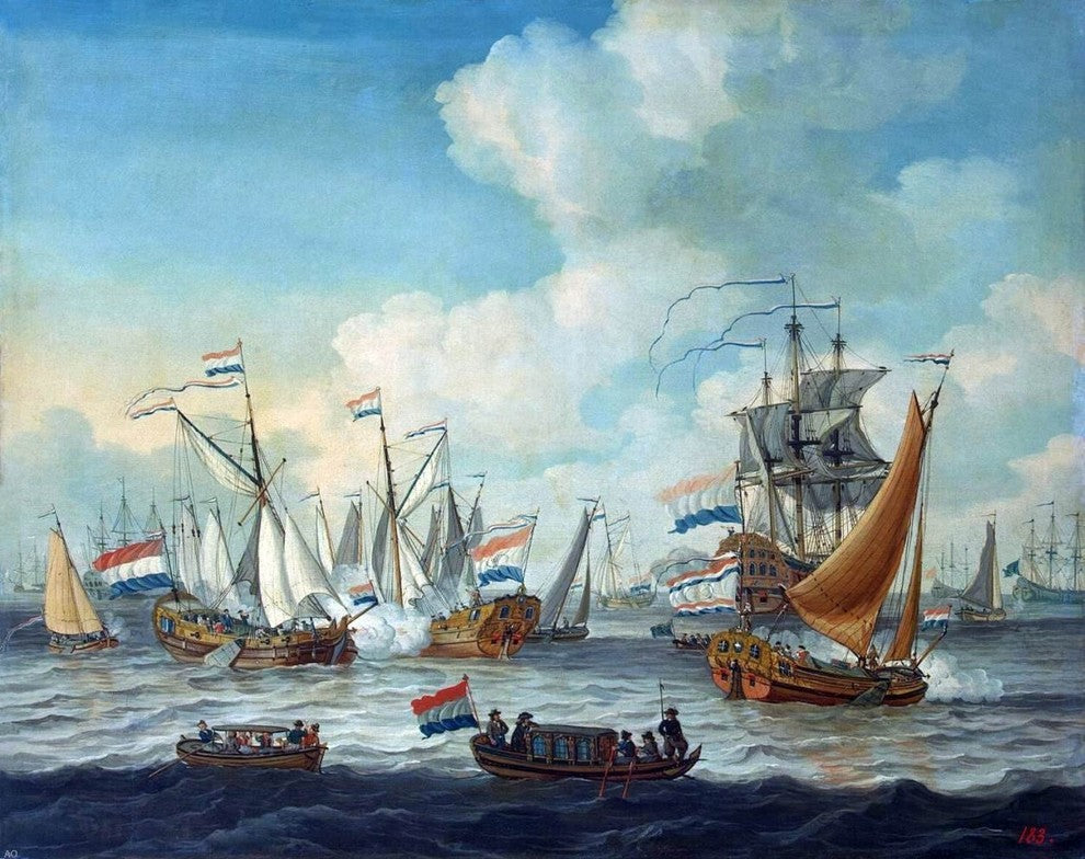 Adam Silo Fleet Manoeuvres, Gallery Wrapped Canvas Print, 20"x25"