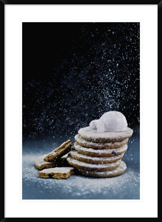 "Igloo (Powdered Sugar)" Framed Digital Print by Dina Belenko, 28"x38"