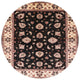 Ahgly Company Indoor Round Mid-Century Modern Area Rugs, 4' Round