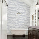Monochromatic Cloud Pattern Wallpaper, Light Gray, Bolt