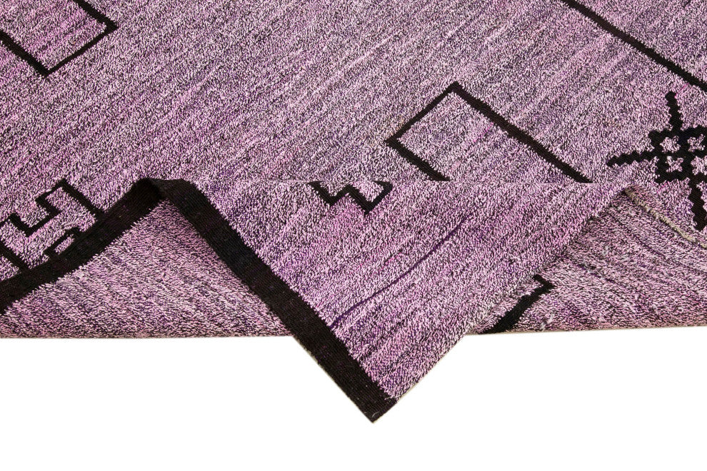 Rug N Carpet - Hand-knotted Turkish 6' 3'' x 8' 11'' Unique Wool Kilim Rug