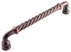 Twisted Appliance Pull, 12" c/c, Distressed Copper