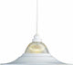 Roth 1-Light Interior Pendant, Polished Brass, White
