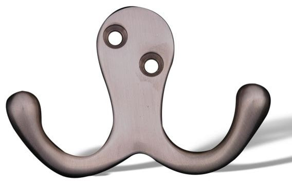 Pewter RKI Two Pronged Flared Small Hook, RKIHK5824P