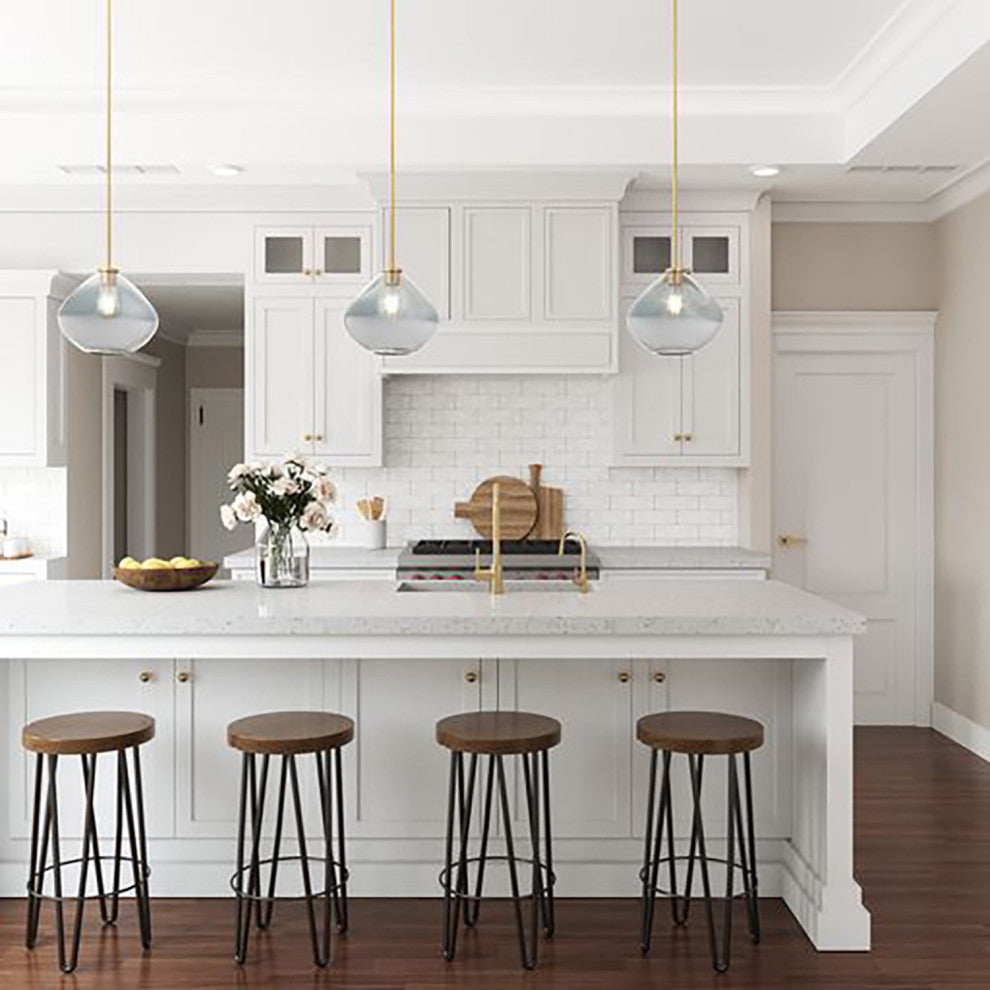1-Light Modern Glass Mini Pendant