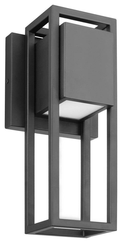 Supreme 10W LED Small Wall Lantern, Matte Black Finish