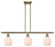 Innovations 516-3I-AB-G461-6 3 Light 36" Island Light, Antique Brass