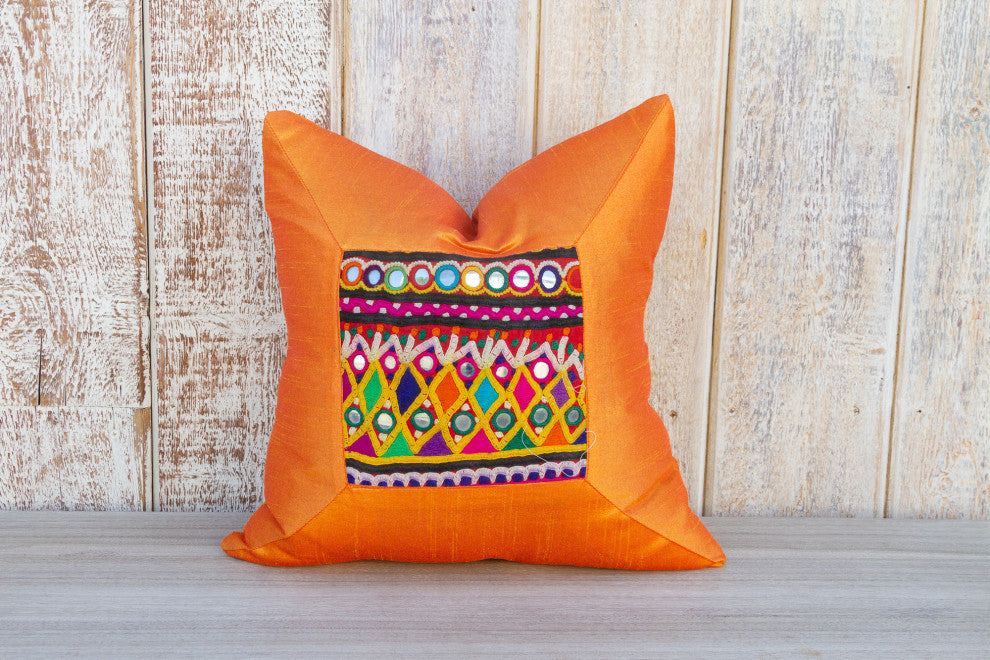 Siya Indian Silk Decorative Pillow