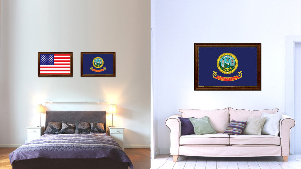 Idaho State Flag Canvas Print, 27"x39"