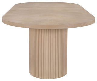 Belinda Oak Wood Dining Table, Oak