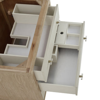 Celeste 36" Single Vanity, Sunwashed Oak, Embossed Shagreen