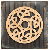 Celtic Spiral Wood Wall Decor, 24x24