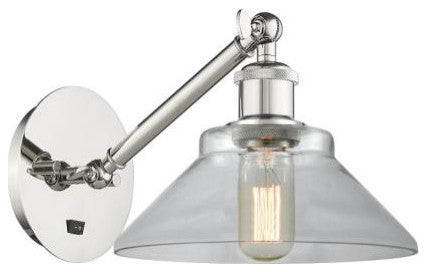 Innovations 317-1W-PN-G132 1-Light Sconce, Polished Nickel