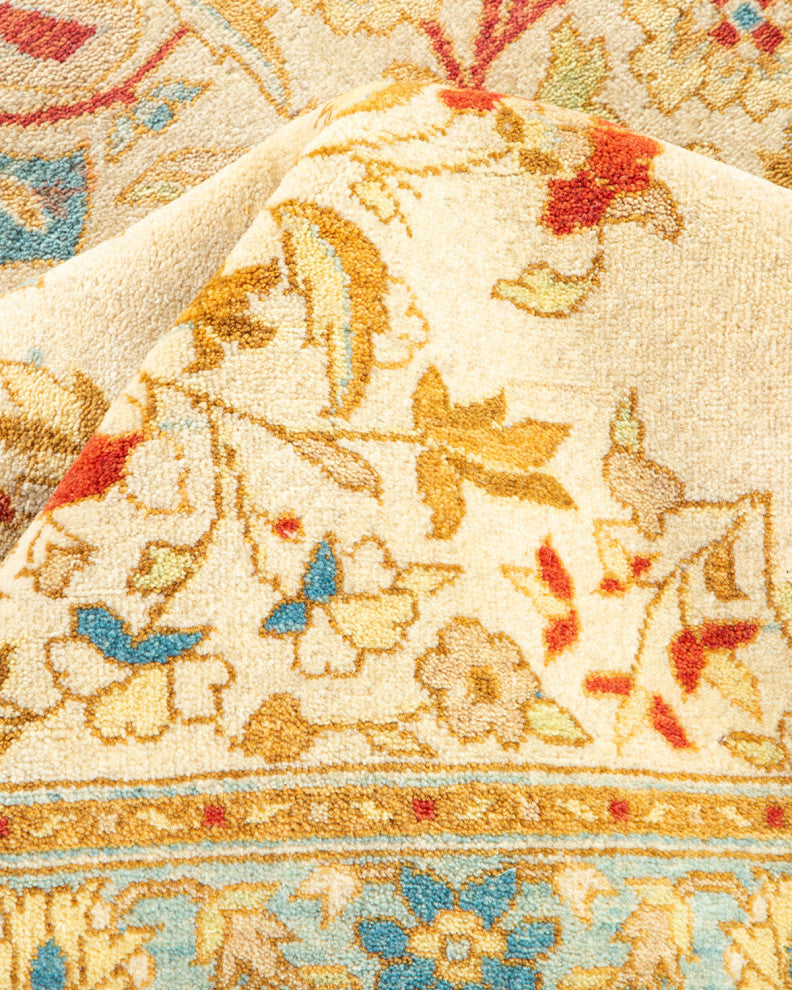Mogul, One-of-a-Kind Hand-Knotted Area Rug Ivory, 8'4"x10'2"