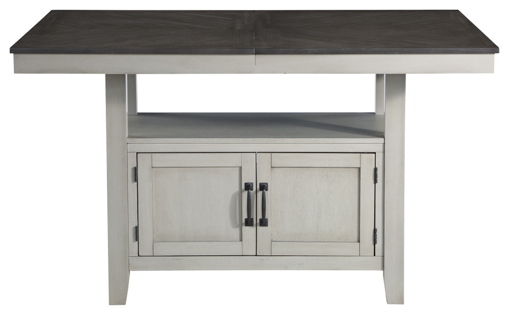 Hyland Dining Set, Table, Bench, 4 Chairs and Server