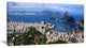 Rio De Janeiro Panorama, Landscape Canvas Art Print, 32"x16"