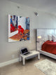 "Home Football" Painting Print on Canvas by George Hughes