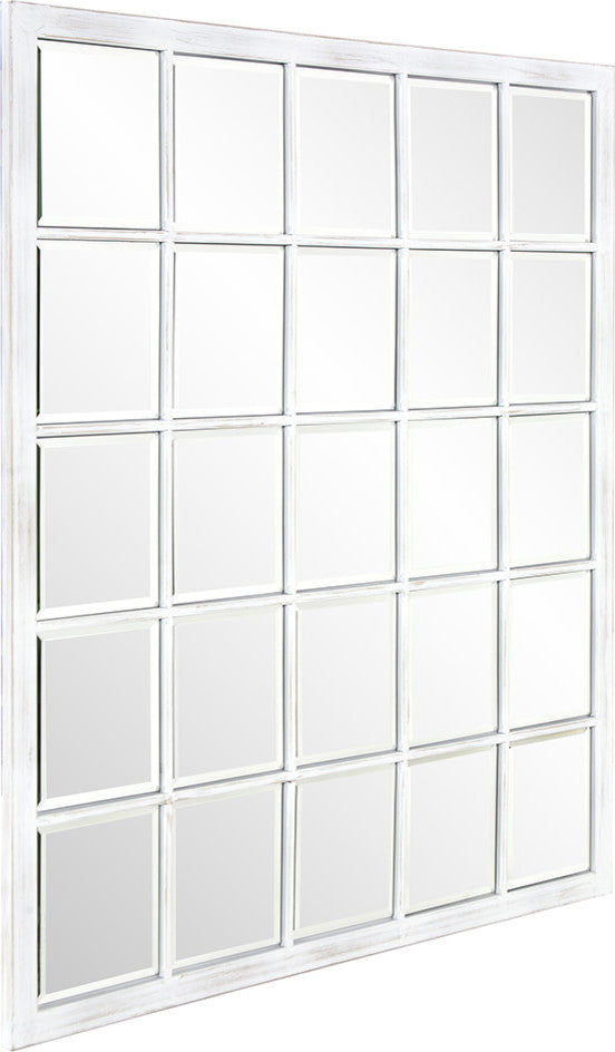 Howard Elliott Superior White Window Mirror