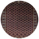 Ahgly Company Indoor Round Mid-Century Modern Area Rugs, 4' Round