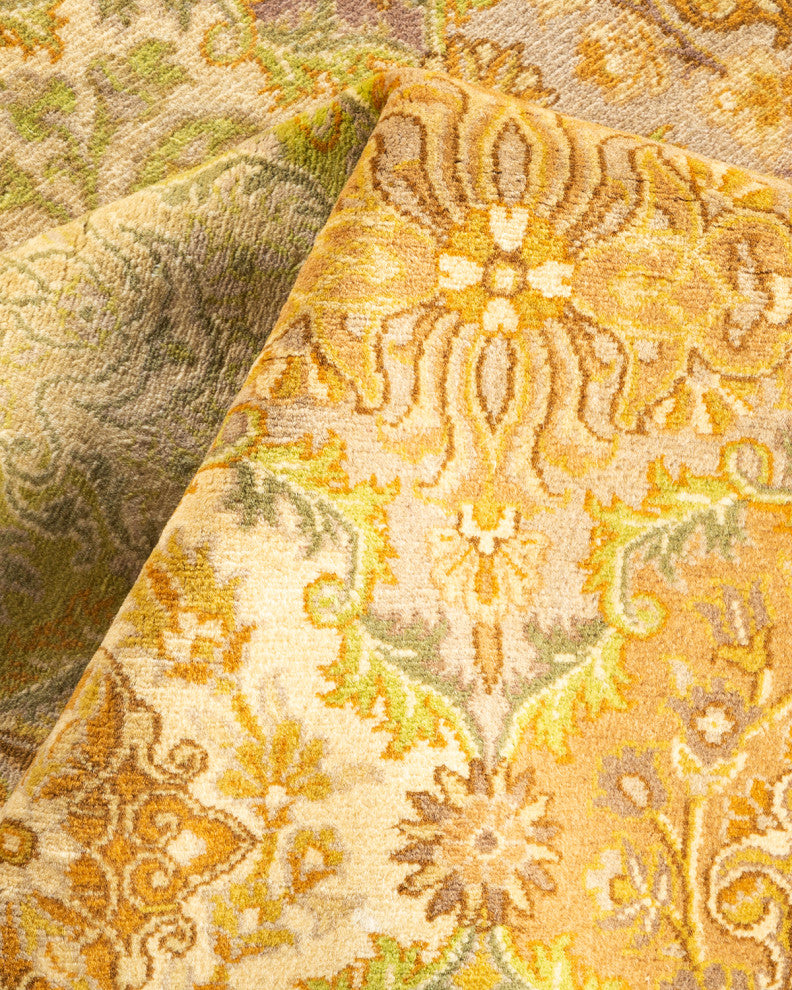 Mogul, One-of-a-Kind Hand-Knotted Area Rug Ivory, 4' 1" x 6' 1"