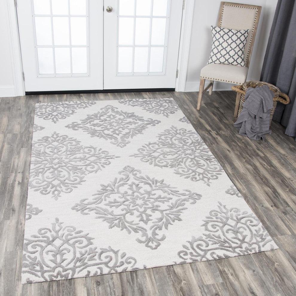 Rizzy Home OU884A Opulent Are Rug 8'x10' Natural