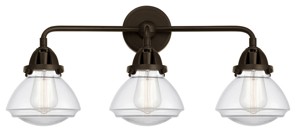 Innovations 288-3W-OB-G322-LED Olean 3 Light Vanity Light, Oil Rubbed Bronze