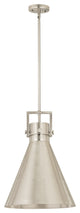 Innovations Lighting 710-1S-SN-M711-14SN-LED Newton Cone 1 Light 14" Pendant
