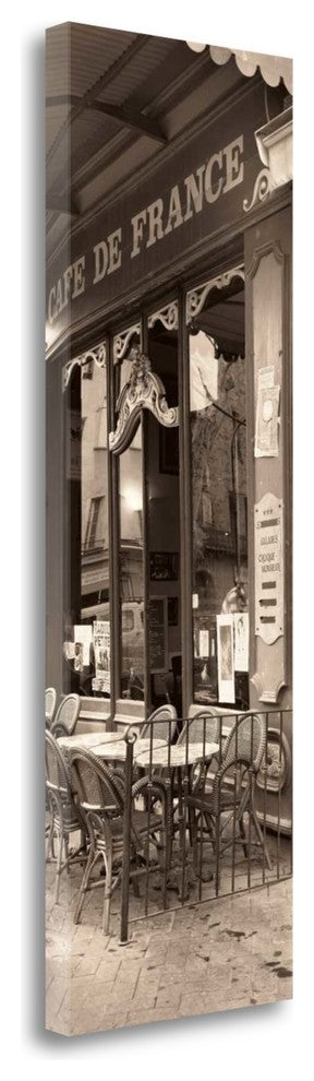 "Cafe De France" By Alan Blaustein, Giclee Print on Gallery Wrap Canvas