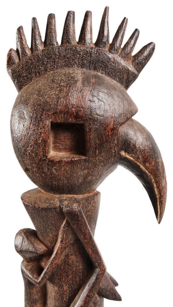 Consigned Afo Nigerian Bird Figure Female